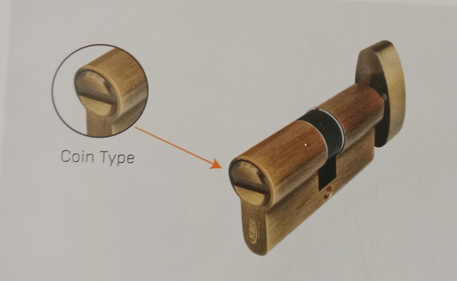 KBI -CYLINDER-Key Less(Coin)